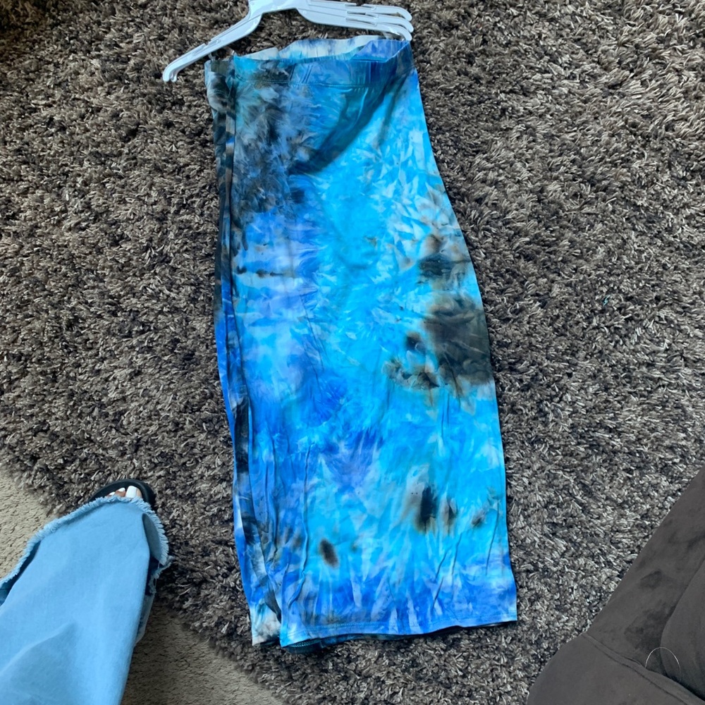 Tie dye tube dress